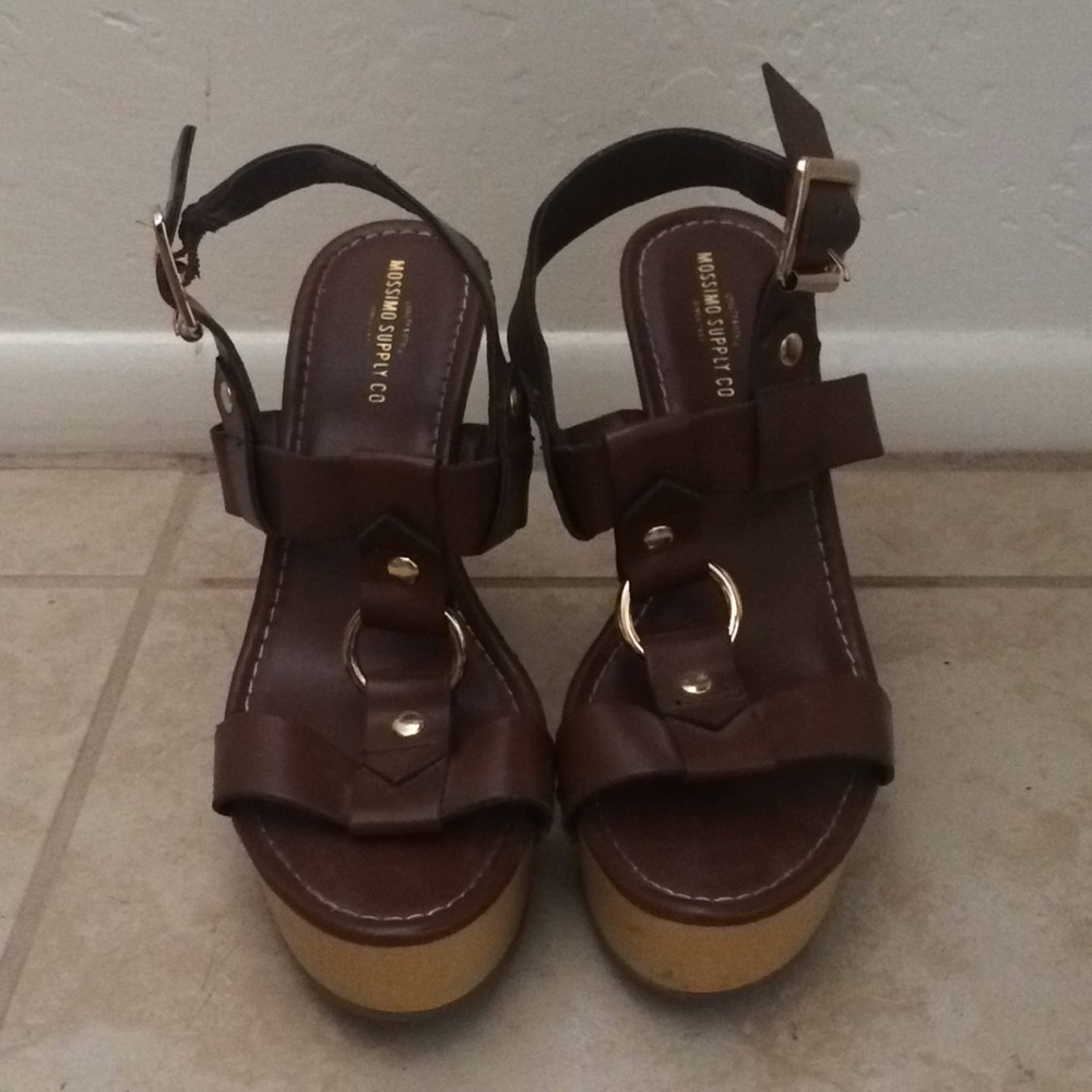 Brown Mossimo Supply Co. Heels - Picture 2 of 3